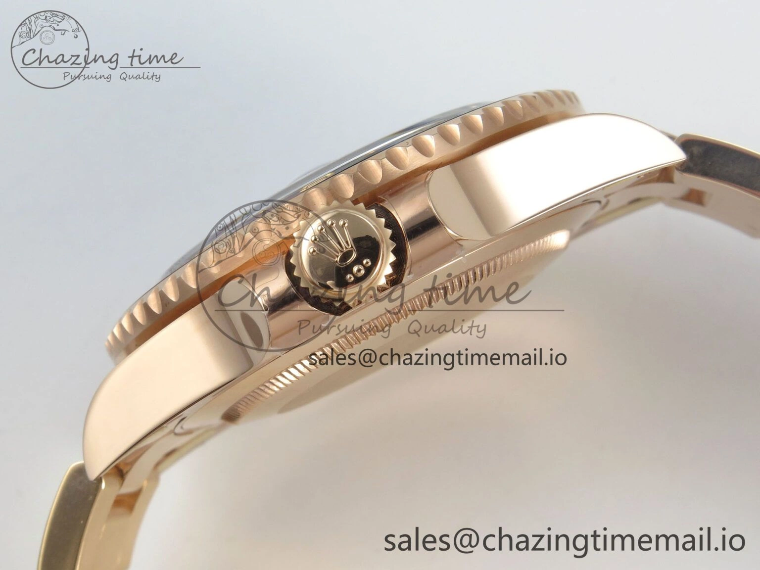 FashionForward GMT Master II 126715 CHNR ARF Best Edition Tiger Iron Dial on RG Oyster Bracelet VR3285 CHS 121