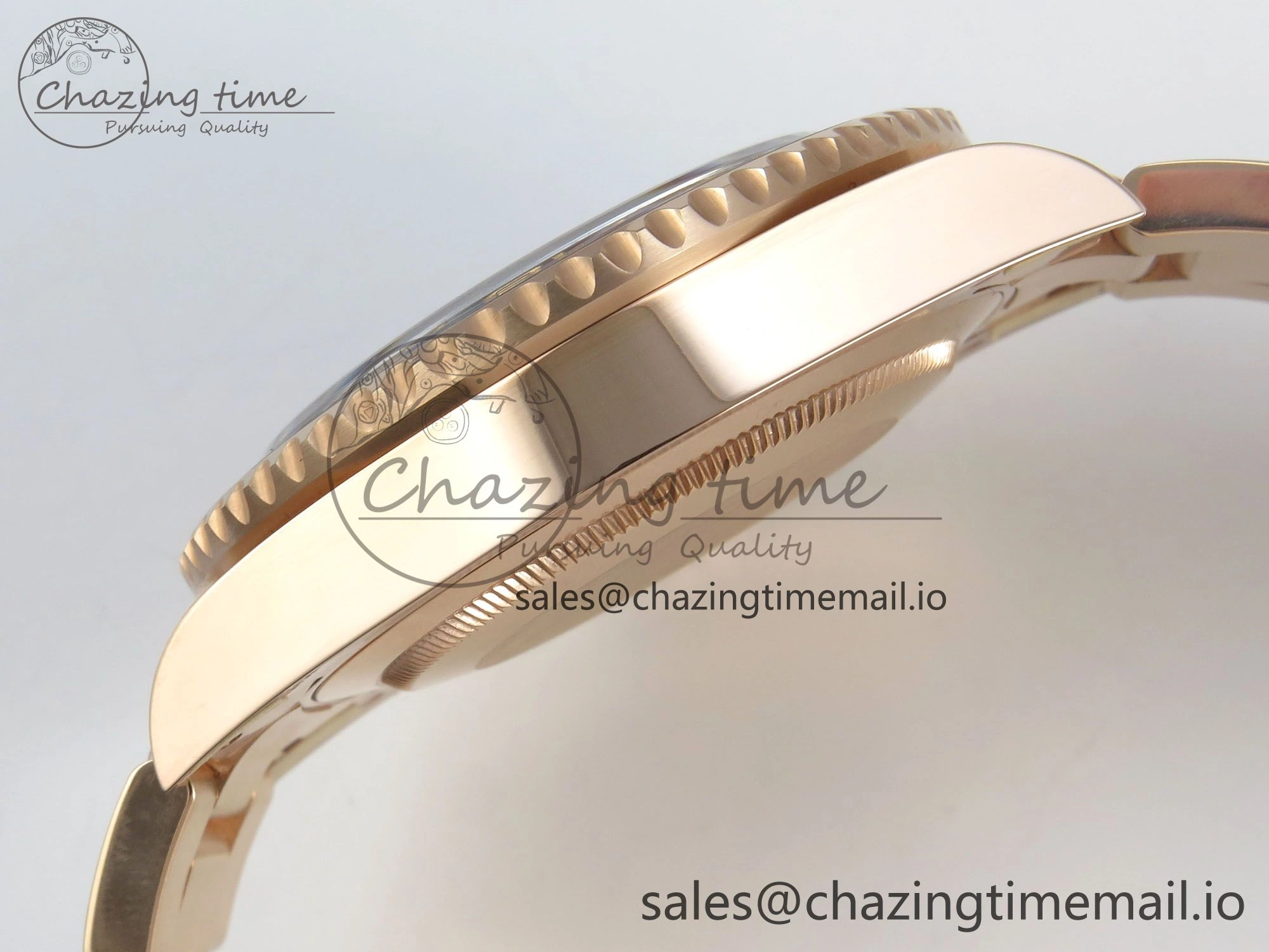 FashionForward GMT Master II 126715 CHNR ARF Best Edition Tiger Iron Dial on RG Oyster Bracelet VR3285 CHS 121