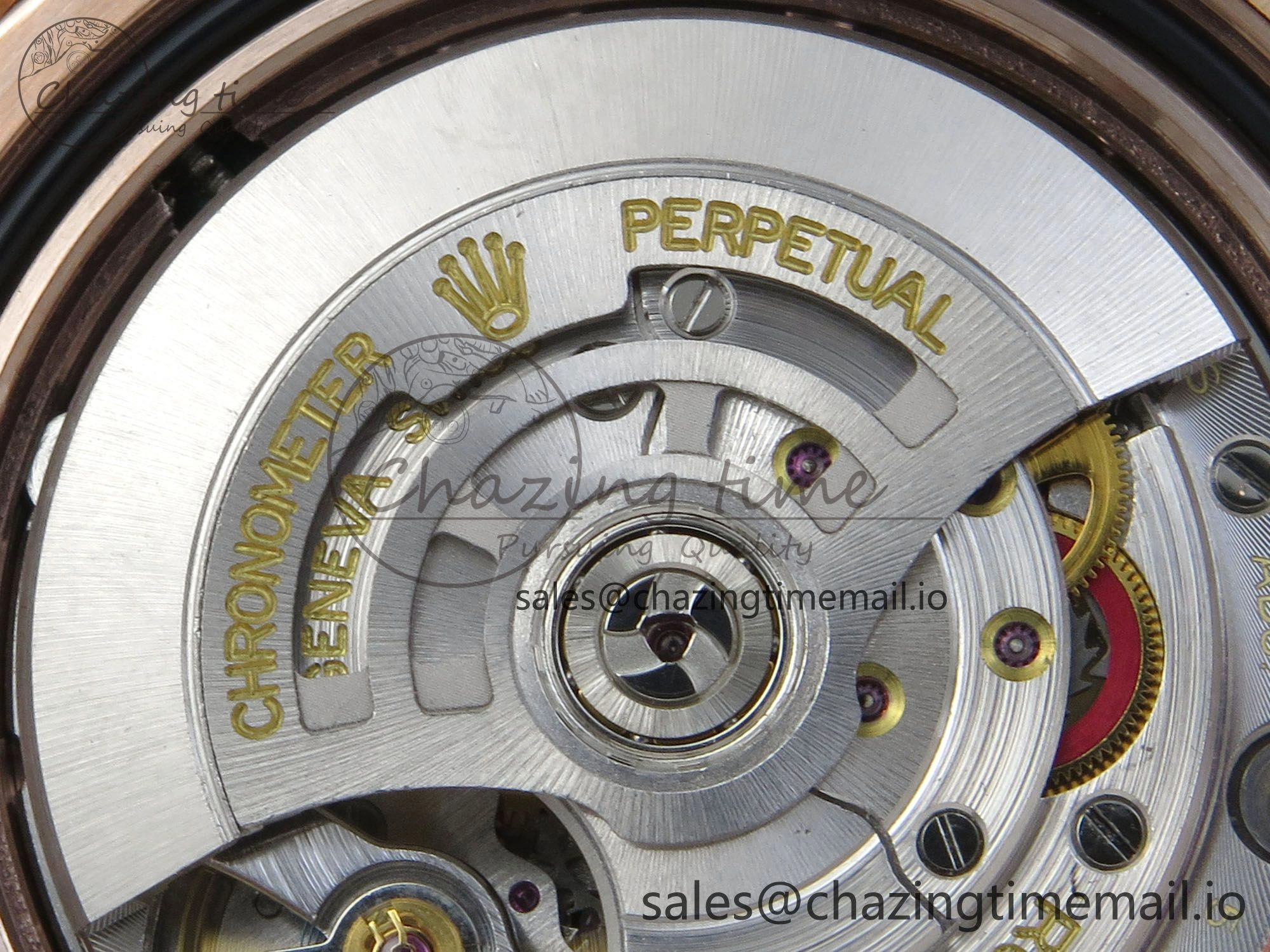 FashionForward GMT Master II 126715 CHNR ARF Best Edition Tiger Iron Dial on RG Oyster Bracelet VR3285 CHS 121