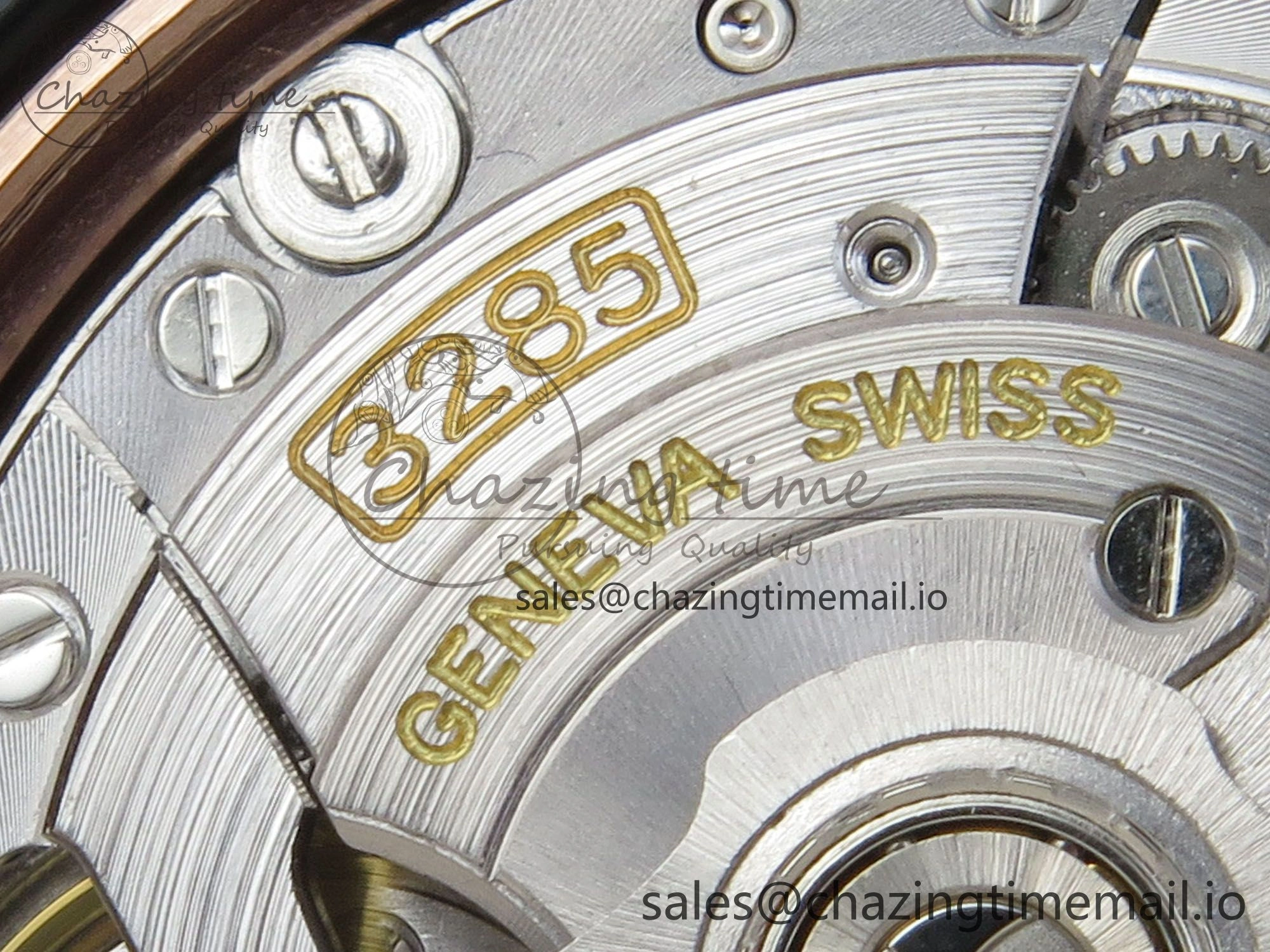 FashionForward GMT Master II 126715 CHNR ARF Best Edition Tiger Iron Dial on RG Oyster Bracelet VR3285 CHS 121
