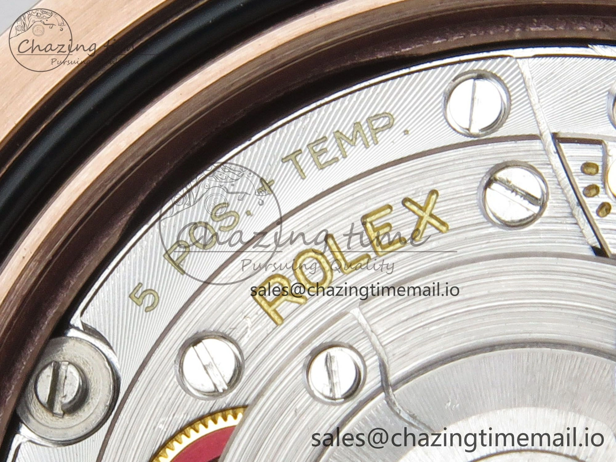FashionForward GMT Master II 126715 CHNR ARF Best Edition Tiger Iron Dial on RG Oyster Bracelet VR3285 CHS 121