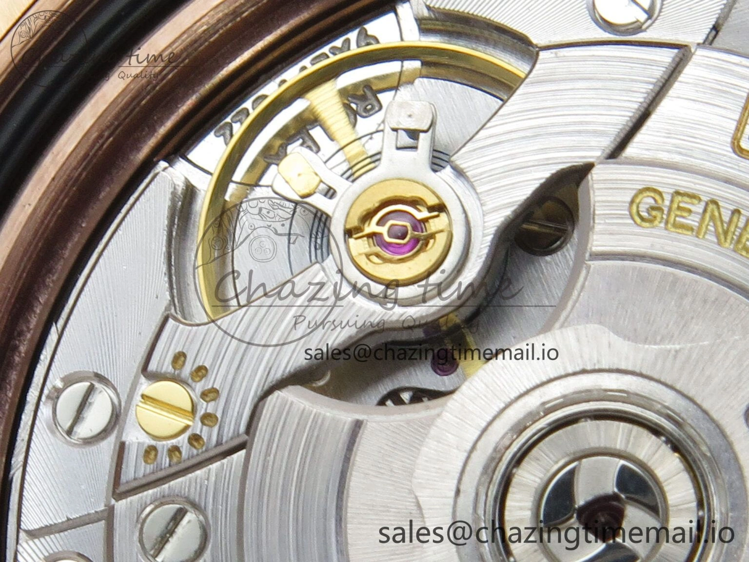 FashionForward GMT Master II 126715 CHNR ARF Best Edition Tiger Iron Dial on RG Oyster Bracelet VR3285 CHS 121