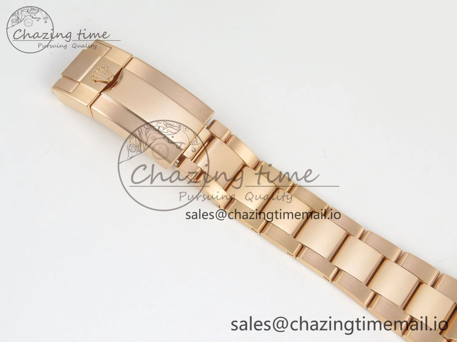 FashionForward GMT Master II 126715 CHNR ARF Best Edition Tiger Iron Dial on RG Oyster Bracelet VR3285 CHS 121