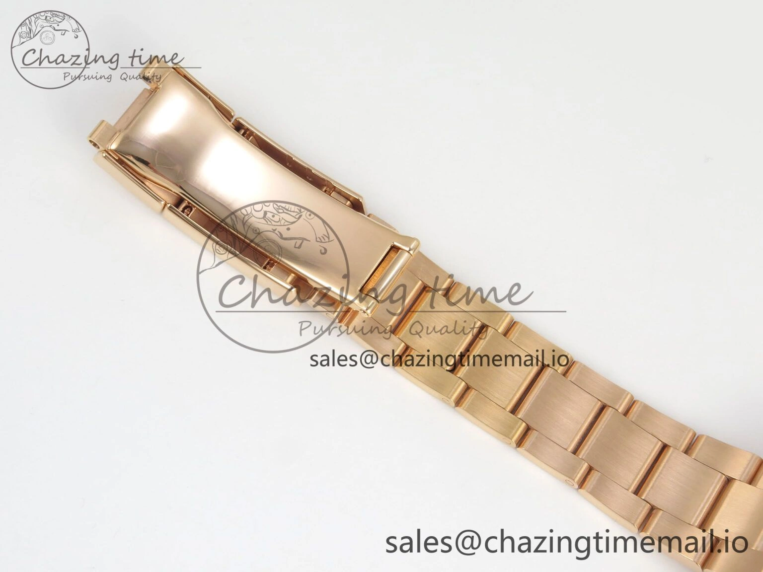 FashionForward GMT Master II 126715 CHNR ARF Best Edition Tiger Iron Dial on RG Oyster Bracelet VR3285 CHS 121