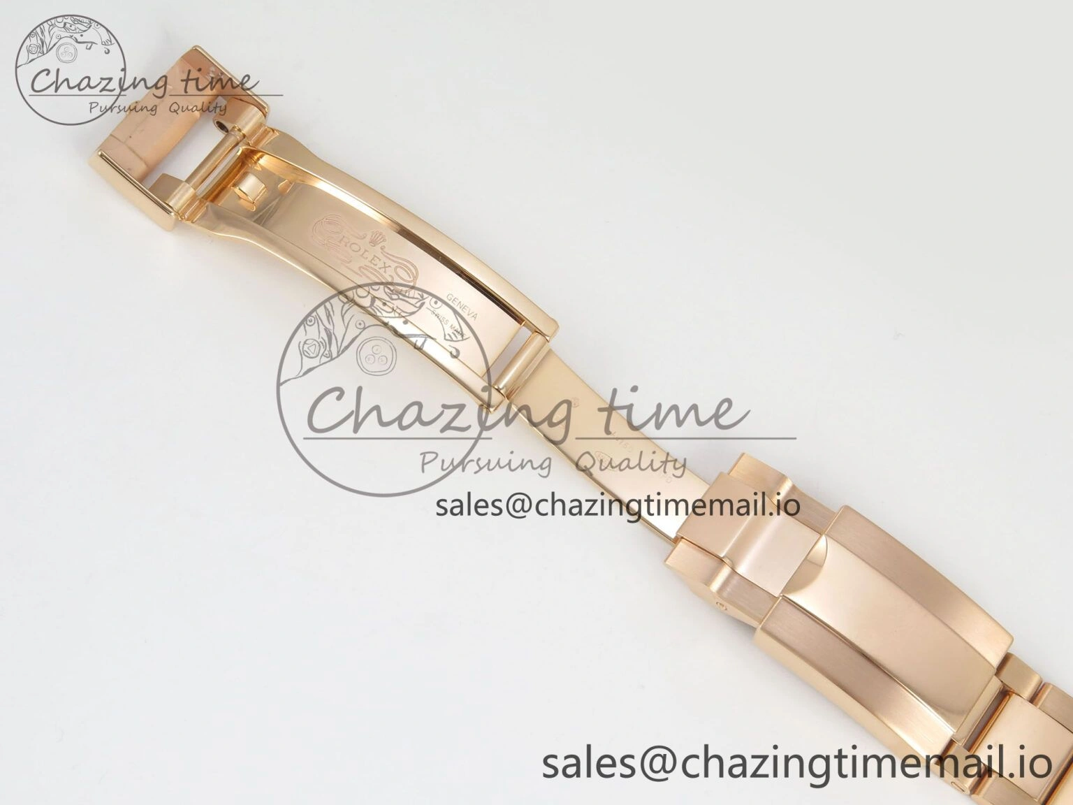 FashionForward GMT Master II 126715 CHNR ARF Best Edition Tiger Iron Dial on RG Oyster Bracelet VR3285 CHS 121