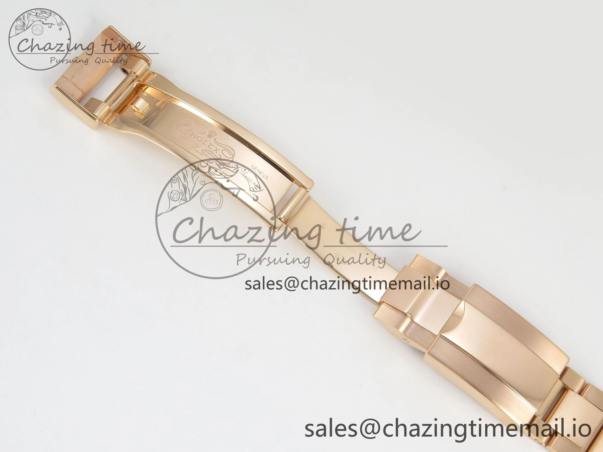 FashionForward GMT Master II 126715 CHNR ARF Best Edition Tiger Iron Dial on RG Oyster Bracelet VR3285 CHS 121