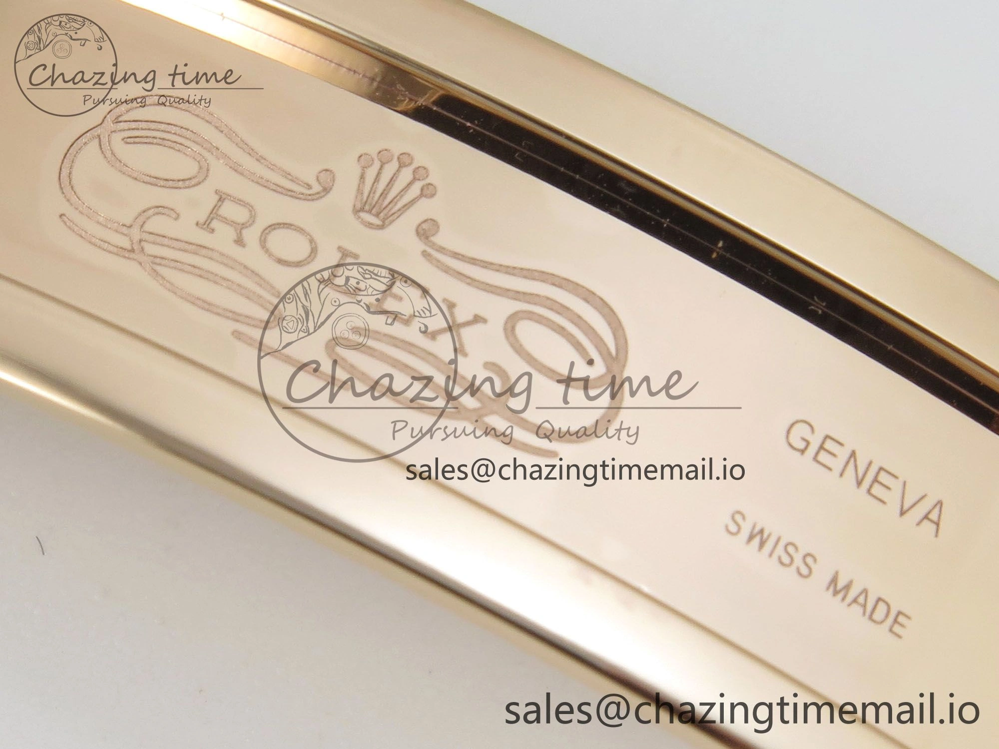 FashionForward GMT Master II 126715 CHNR ARF Best Edition Tiger Iron Dial on RG Oyster Bracelet VR3285 CHS 121