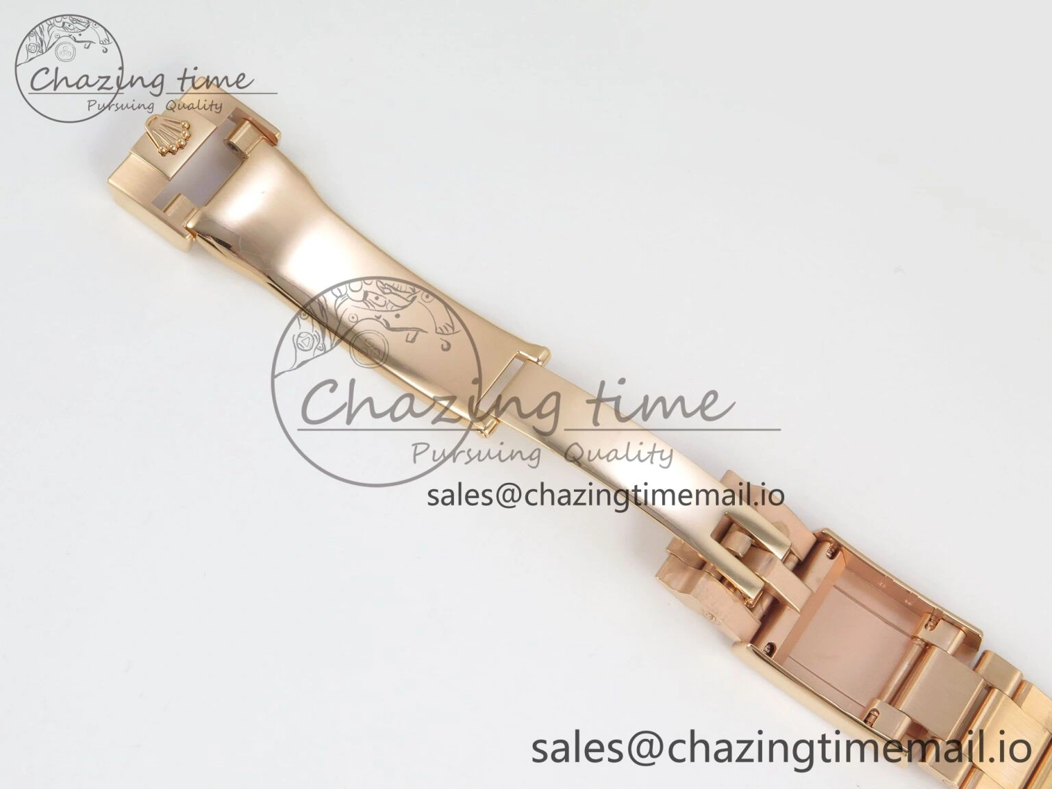 FashionForward GMT Master II 126715 CHNR ARF Best Edition Tiger Iron Dial on RG Oyster Bracelet VR3285 CHS 121