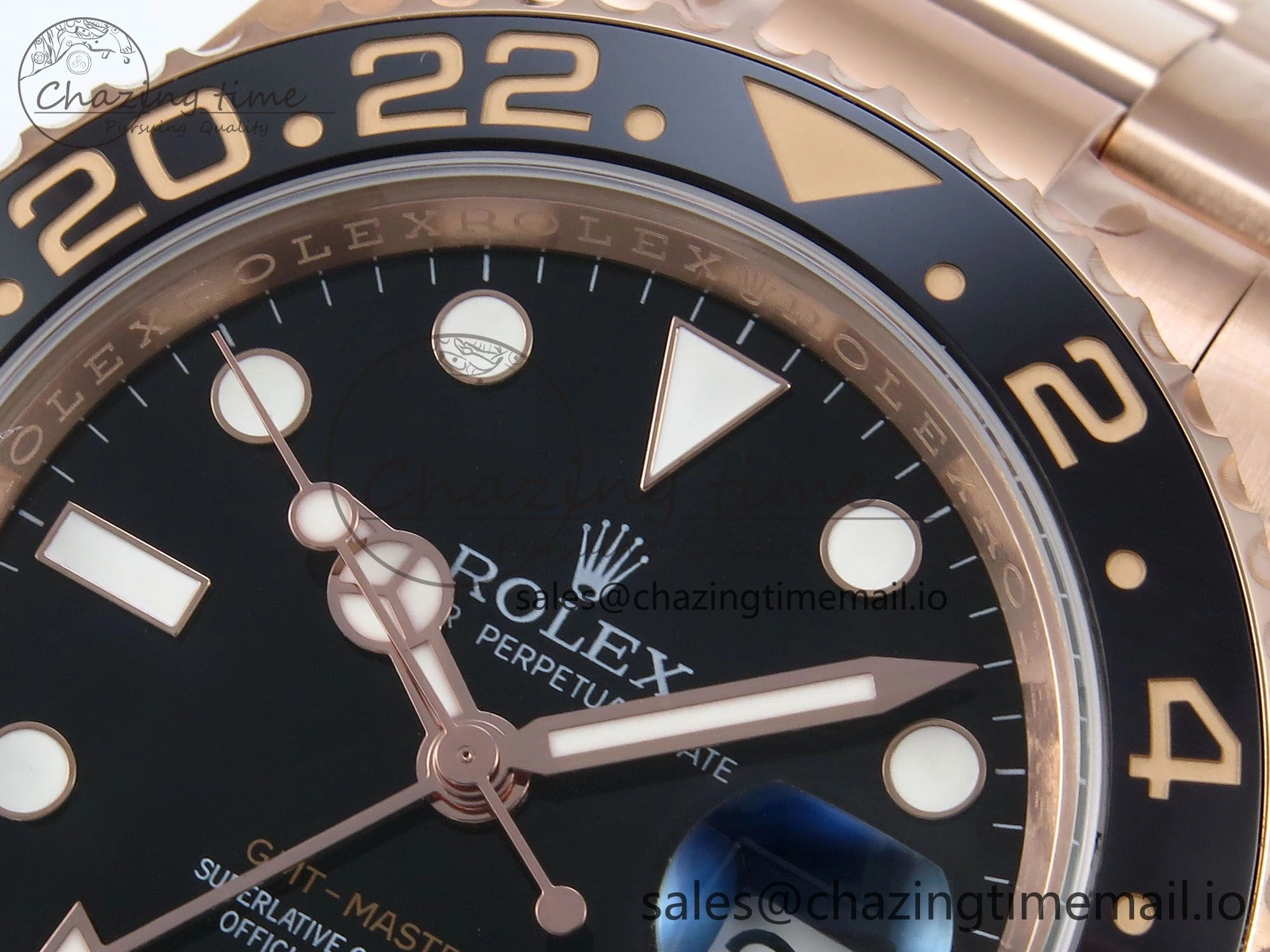 TravelReady GMT-Master II 126715 CHNR Black Brown Ceramic 904L Steel EWE 1:1 Best Edition on Oyster Strap EWE3285 V 820