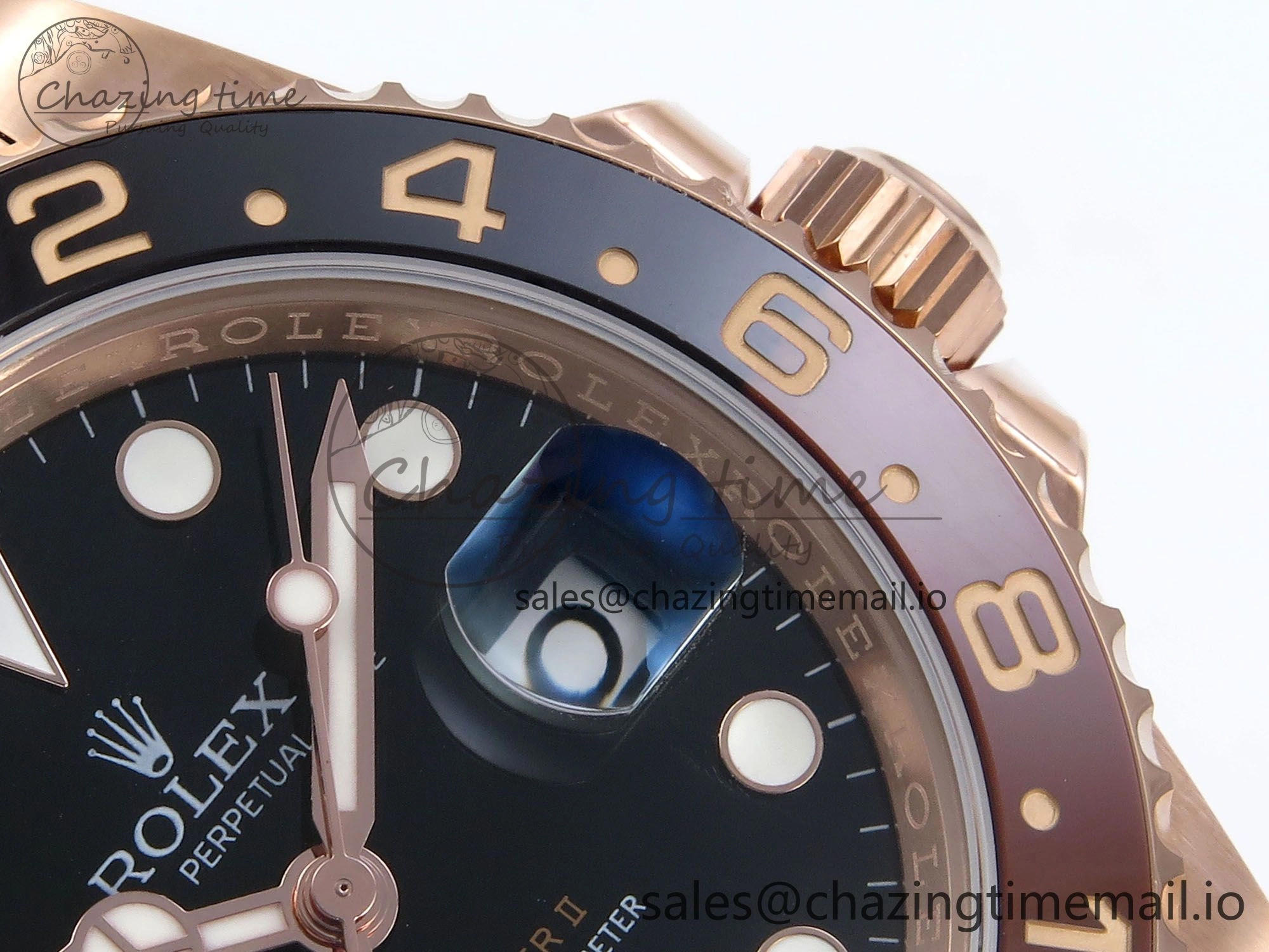 TravelReady GMT-Master II 126715 CHNR Black Brown Ceramic 904L Steel EWE 1:1 Best Edition on Oyster Strap EWE3285 V 820