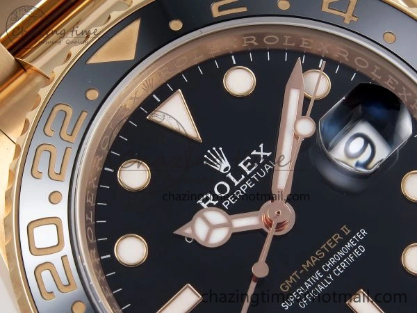 MoistureWicking GMT-Master II 126715 CHNR Black Brown Ceramic Clean Factory 1:1 Best Edition on RG Bracelet DD 1715