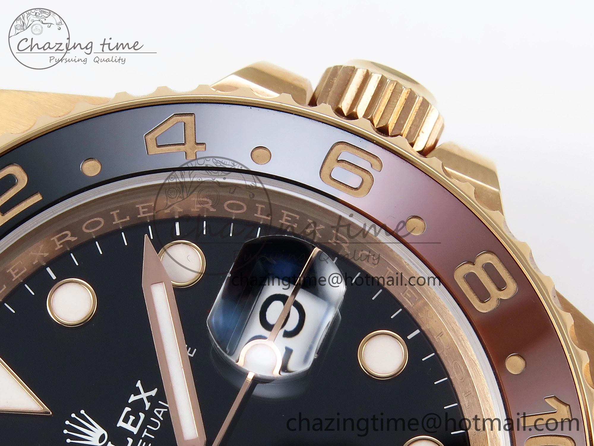 MoistureWicking GMT-Master II 126715 CHNR Black Brown Ceramic Clean Factory 1:1 Best Edition on RG Bracelet DD 1715