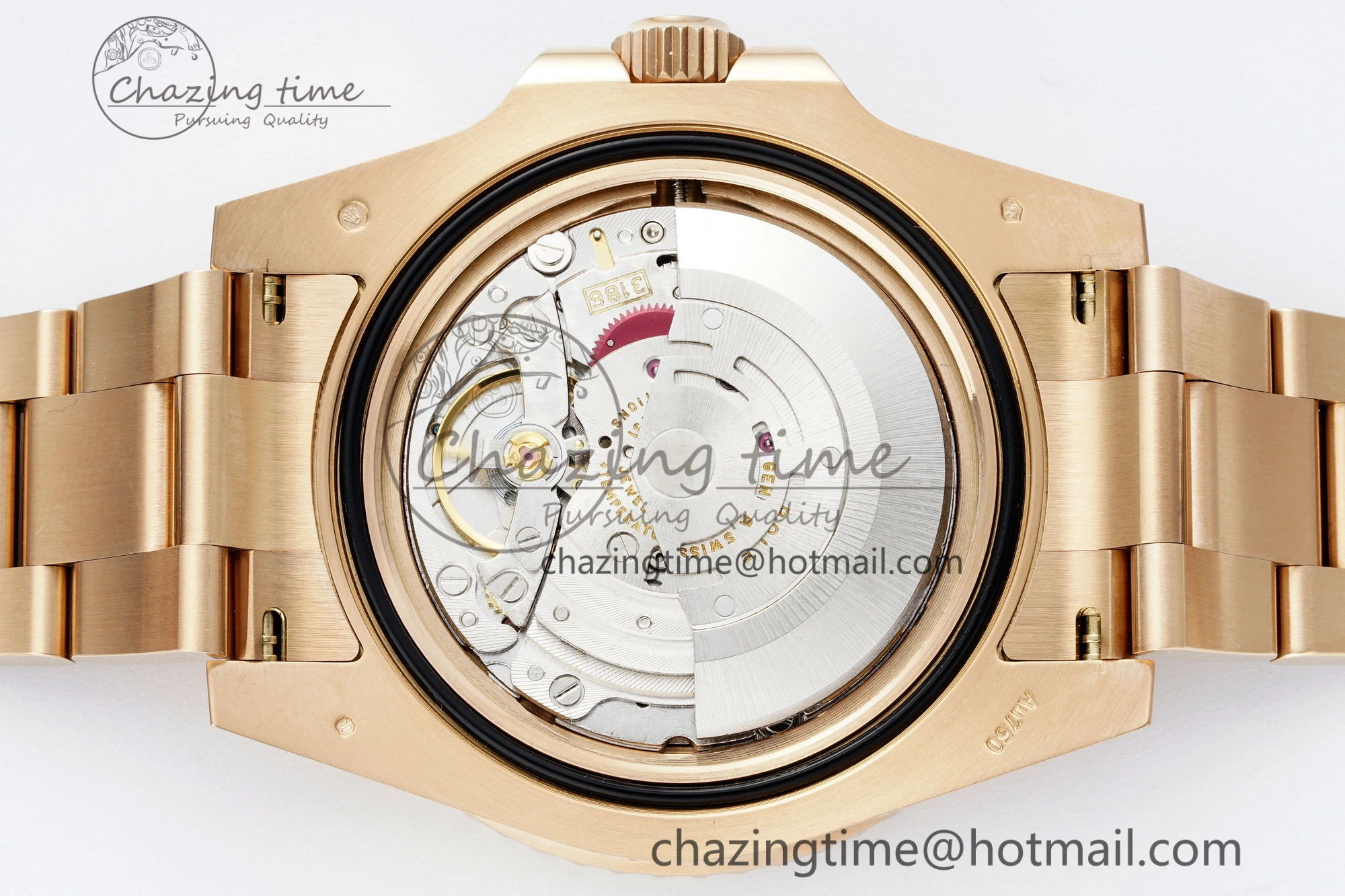 GMT-Master II 126715 CHNR Black Brown Ceramic Clean Factory 1:1 Best Edition on RG Bracelet VR Sleek 2101