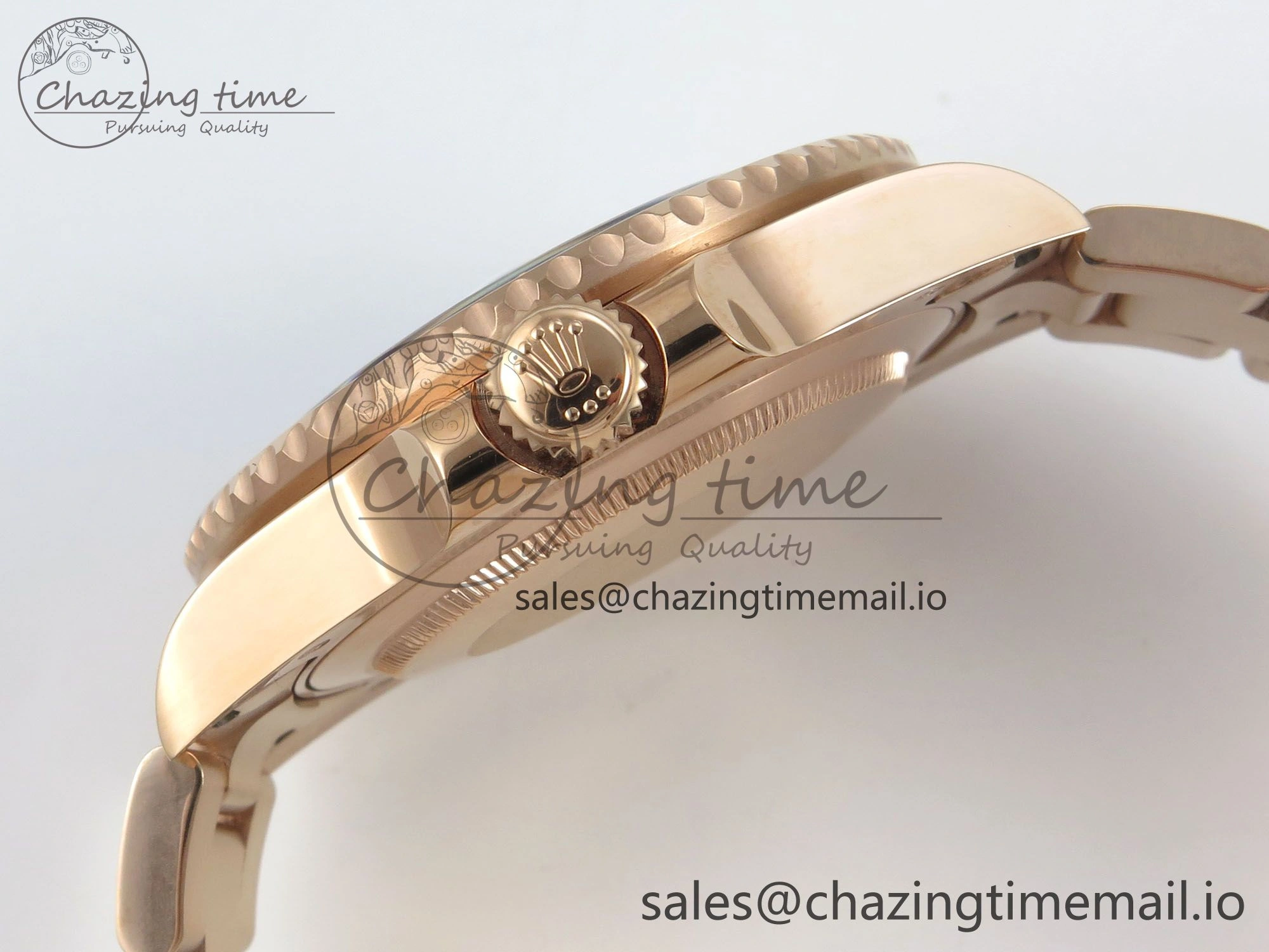 WrinkleFree GMT-Master II 126715 CHNR RG 3EF 1:1 Best Edition Tiger Iron Dial on RG Bracelet Super Clone VR3285 CHS 69