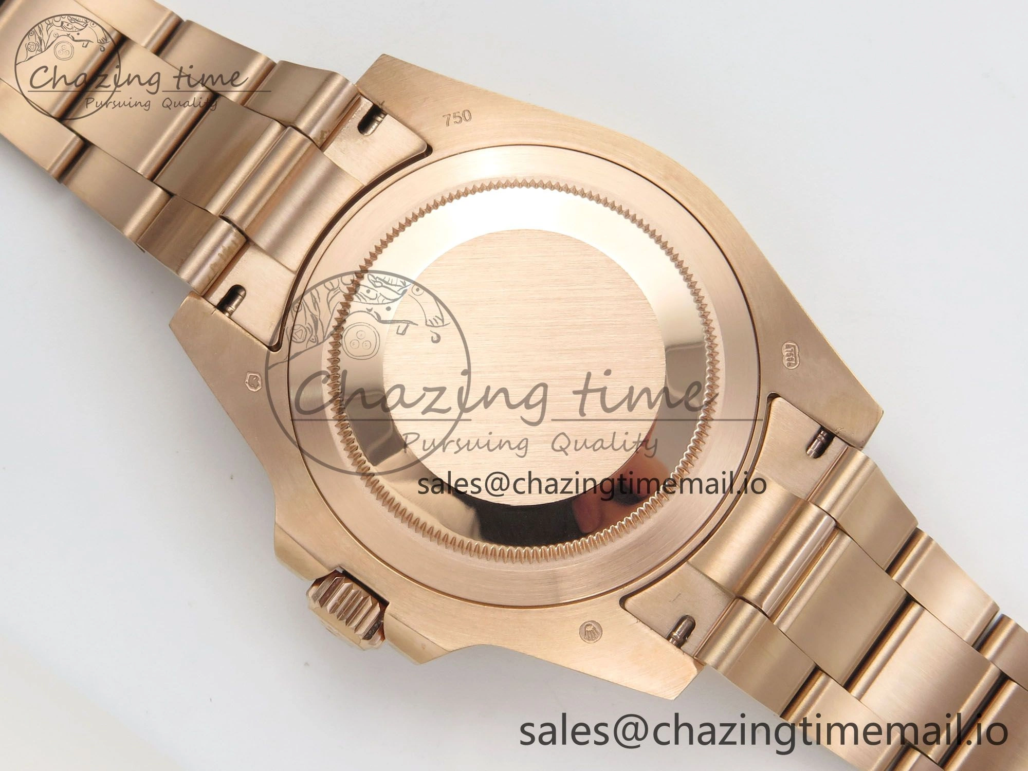 WrinkleFree GMT-Master II 126715 CHNR RG 3EF 1:1 Best Edition Tiger Iron Dial on RG Bracelet Super Clone VR3285 CHS 69