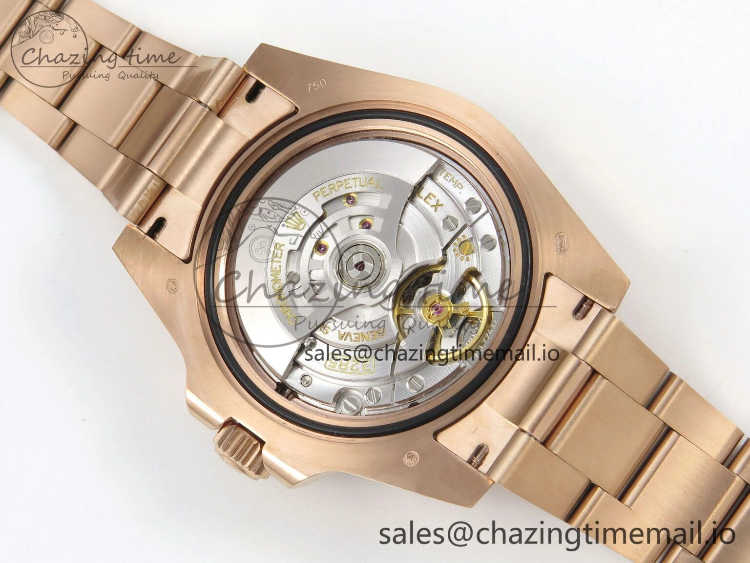 WrinkleFree GMT-Master II 126715 CHNR RG 3EF 1:1 Best Edition Tiger Iron Dial on RG Bracelet Super Clone VR3285 CHS 69