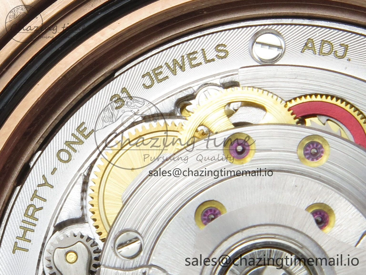 WrinkleFree GMT-Master II 126715 CHNR RG 3EF 1:1 Best Edition Tiger Iron Dial on RG Bracelet Super Clone VR3285 CHS 69