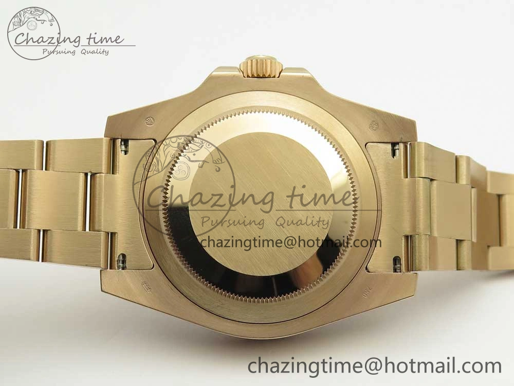 Elegant GMT-Master II 126715 CHNR RG BP Maker Best Edition Black Brown Ceramic Bezel Black Dial on RG Bracelet A 3348