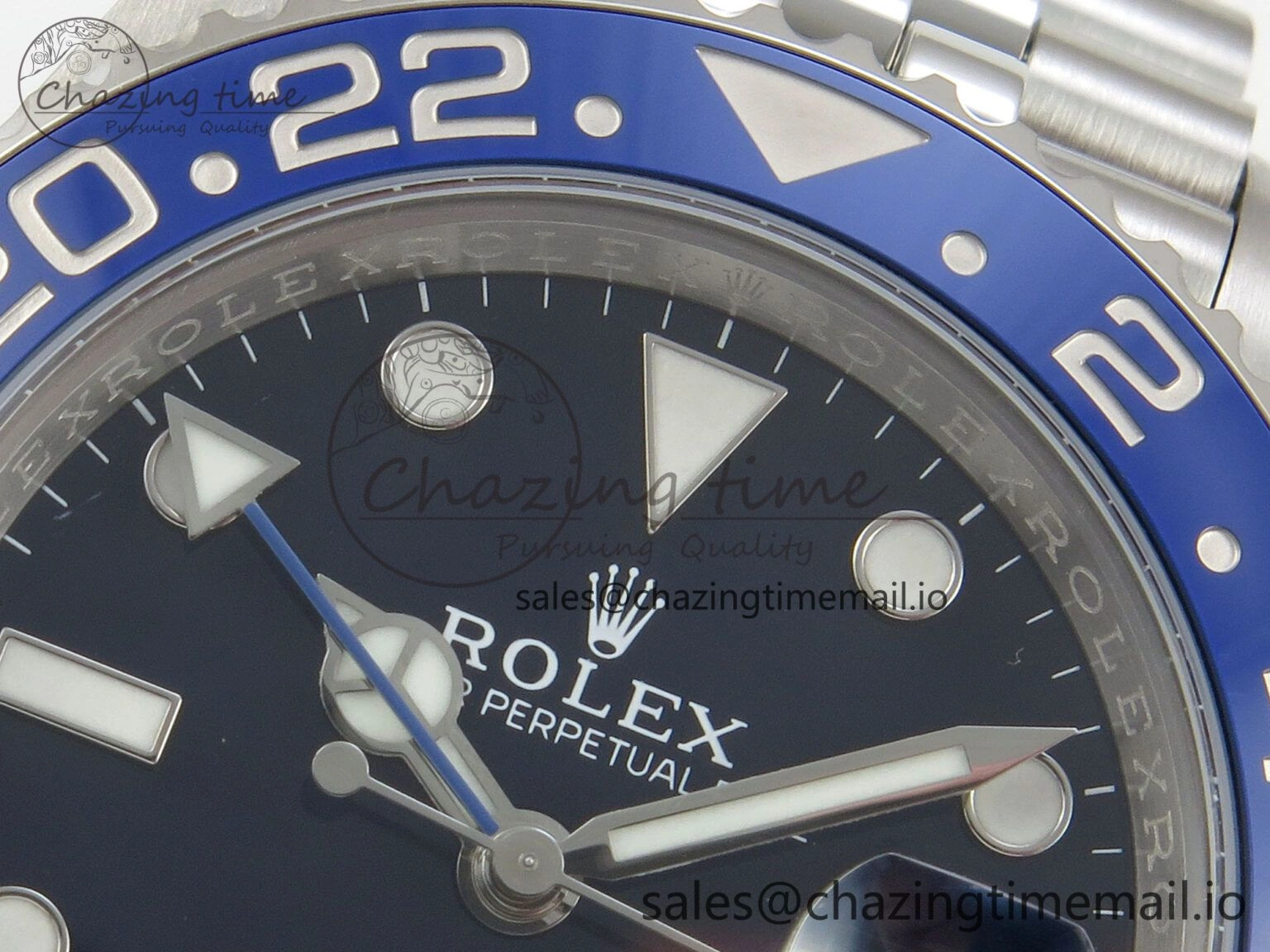 GMT-Master II 126716 BLAKEN 904L 1:1 Best Edition Blue Dial on SS Jubilee Bracelet SH Trendy 182