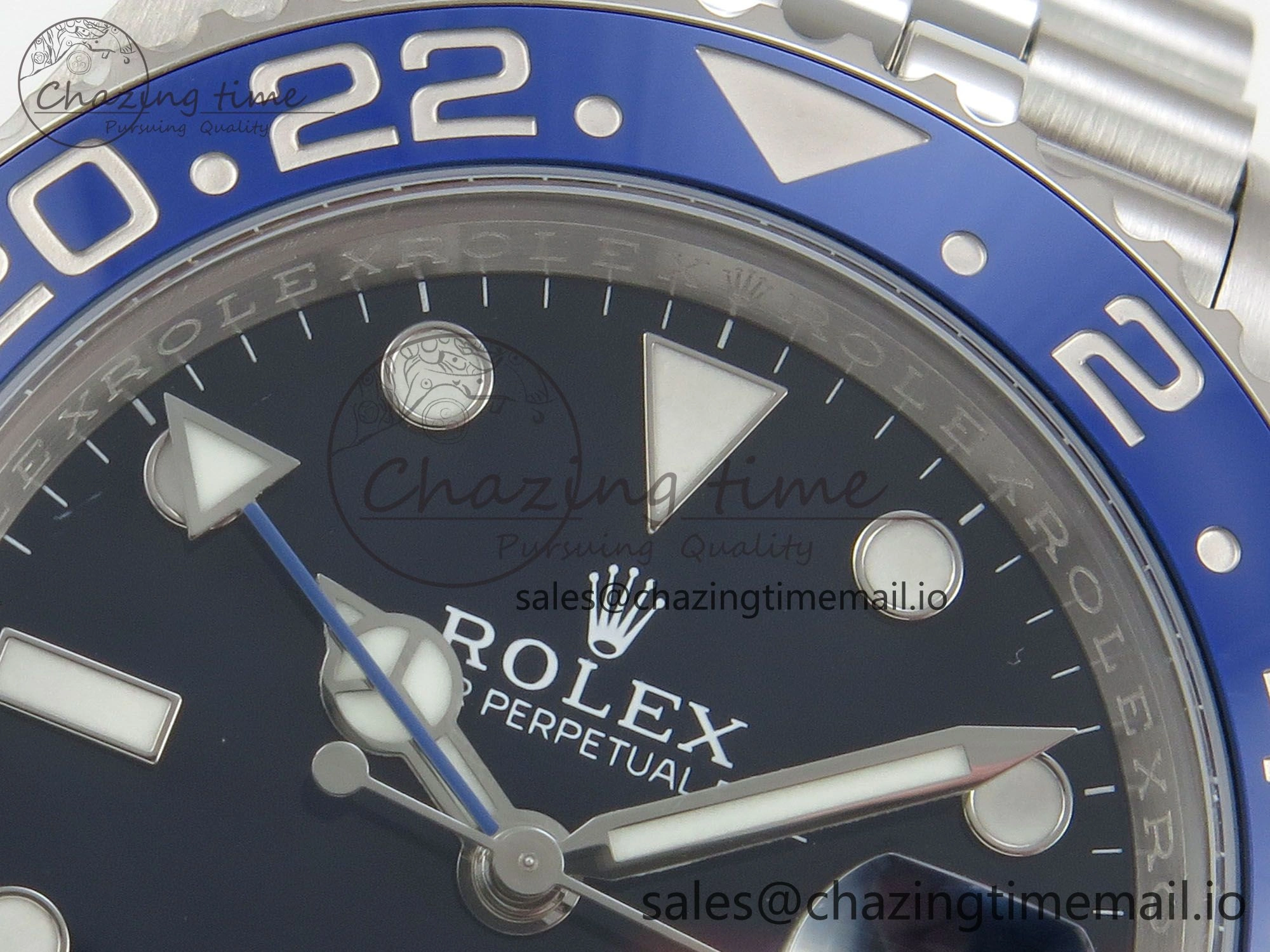 GMT-Master II 126716 BLAKEN 904L 1:1 Best Edition Blue Dial on SS Jubilee Bracelet SH Trendy 182