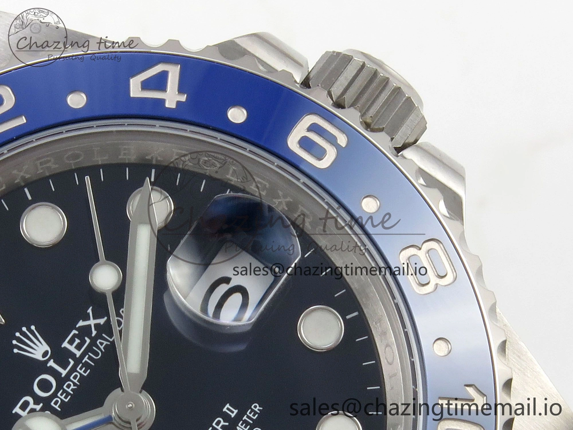 GMT-Master II 126716 BLAKEN 904L 1:1 Best Edition Blue Dial on SS Jubilee Bracelet SH Trendy 182