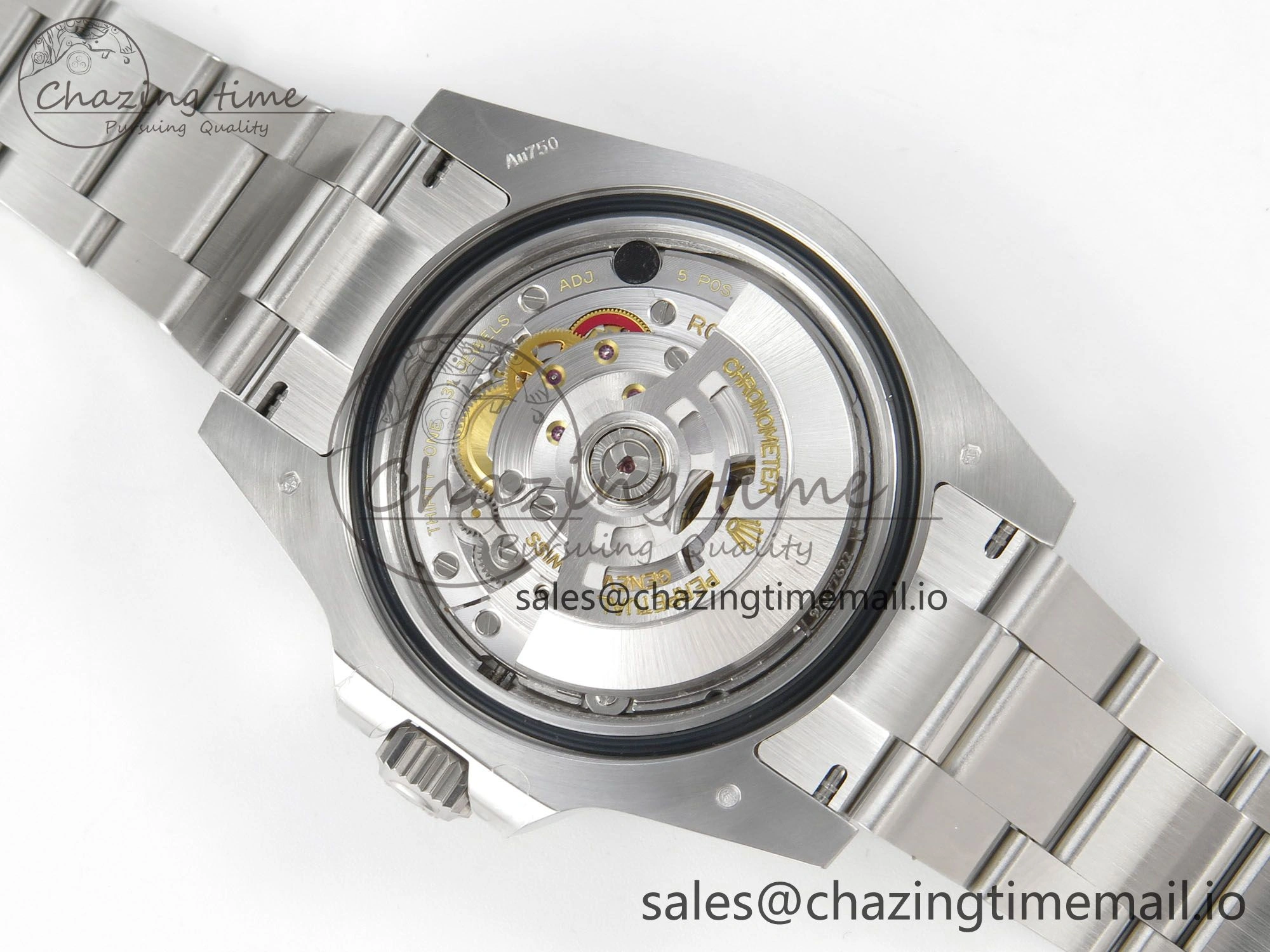 Classic GMT-Master II 126716 BLAKEN 904L 1:1 Best Edition Meteorite Dial on SS Bracelet SH 176