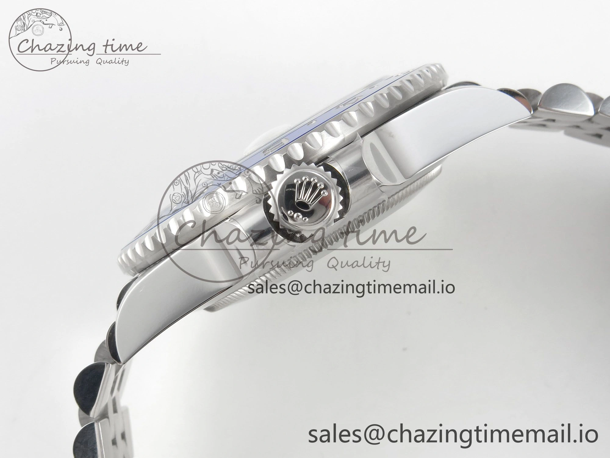 Affordable GMT-Master II 126716 BLAKEN 904L 1:1 Best Edition Meteorite Dial on SS Jubilee Bracelet SH 177