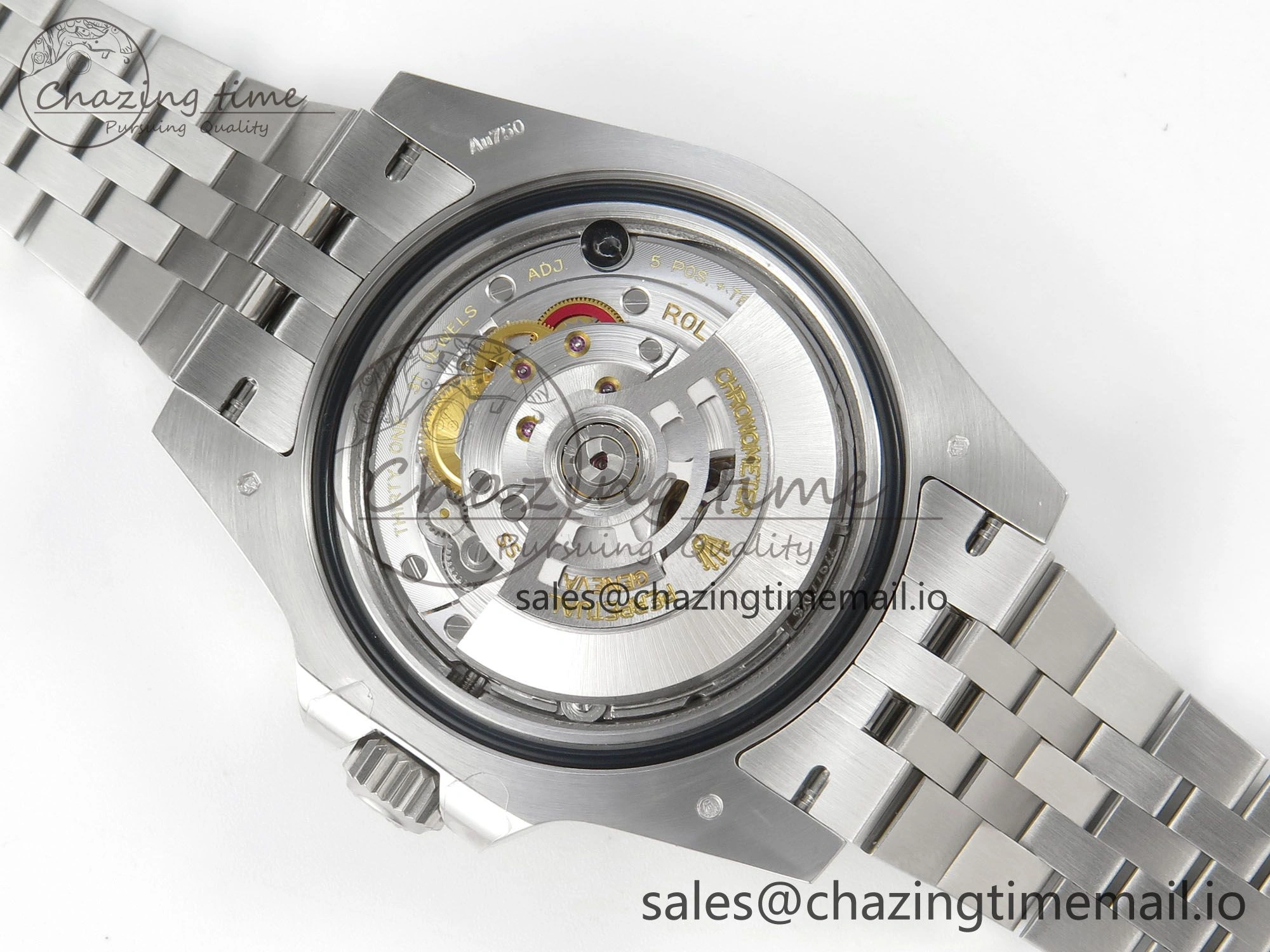 Affordable GMT-Master II 126716 BLAKEN 904L 1:1 Best Edition Meteorite Dial on SS Jubilee Bracelet SH 177