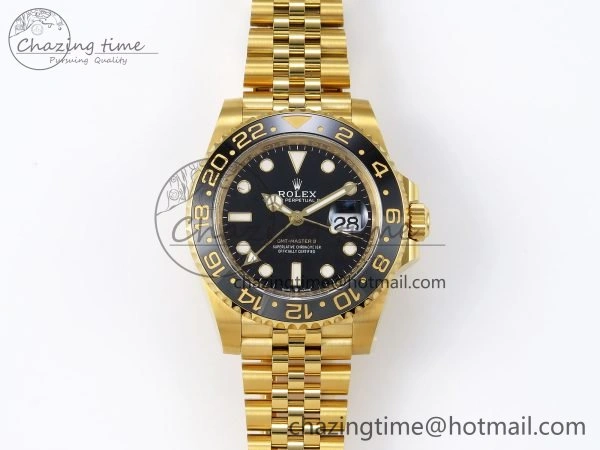 GMT Master II 126718 Clean 1:1 Best Edition Black Dial on Jubilee Bracelet DD Breathable 1681