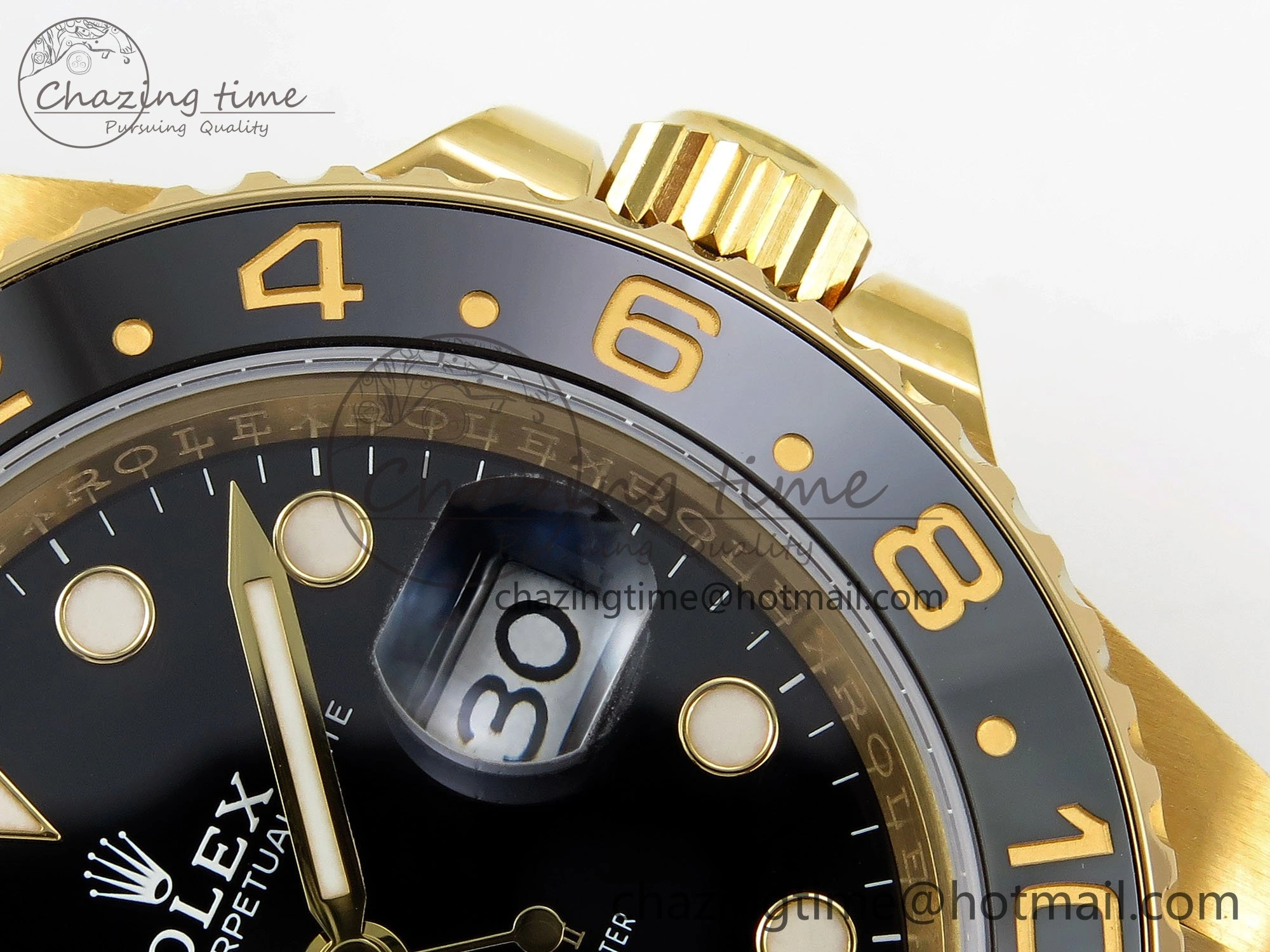 Sustainable GMT-Master II 126718 GRNR ARF 1:1 Best Edition Black Dial on YG Jubilee Bracelet VR3285 CHS 1665