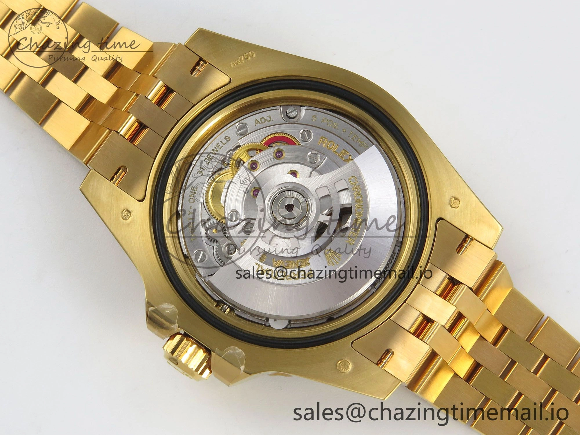 GMT Master II 126718 GRNR ARF Best Edition Tiger Iron Dial on YG Jubilee Bracelet VR3285 CHS Popular 122