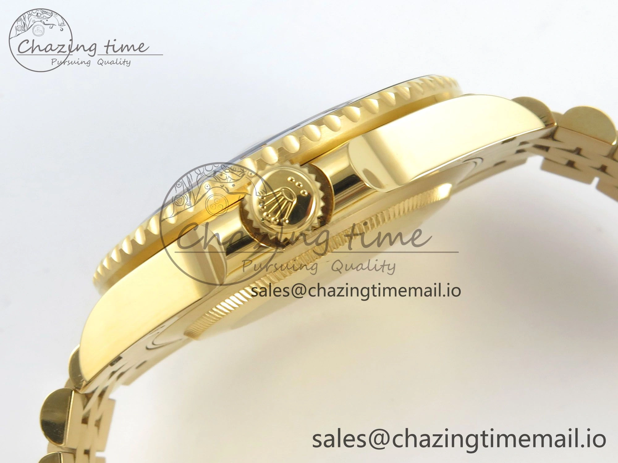 GMT-Master II 126718 GRNR YG 3EF 1:1 Best Edition Tiger Iron Dial On YG Bracelet Super Clone VR3285 CHS Minimalist 66