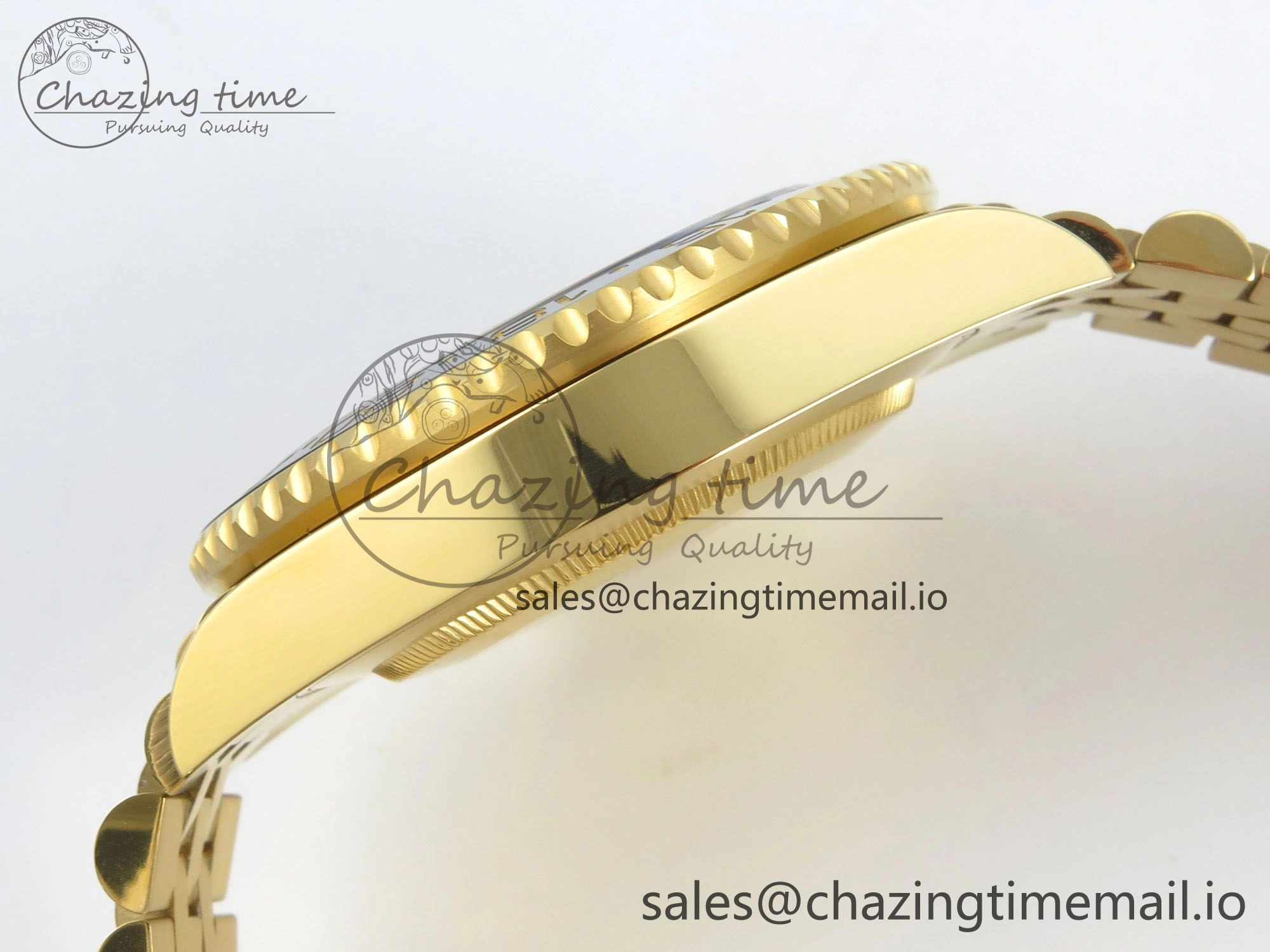 GMT-Master II 126718 GRNR YG 3EF 1:1 Best Edition Tiger Iron Dial On YG Bracelet Super Clone VR3285 CHS Minimalist 66