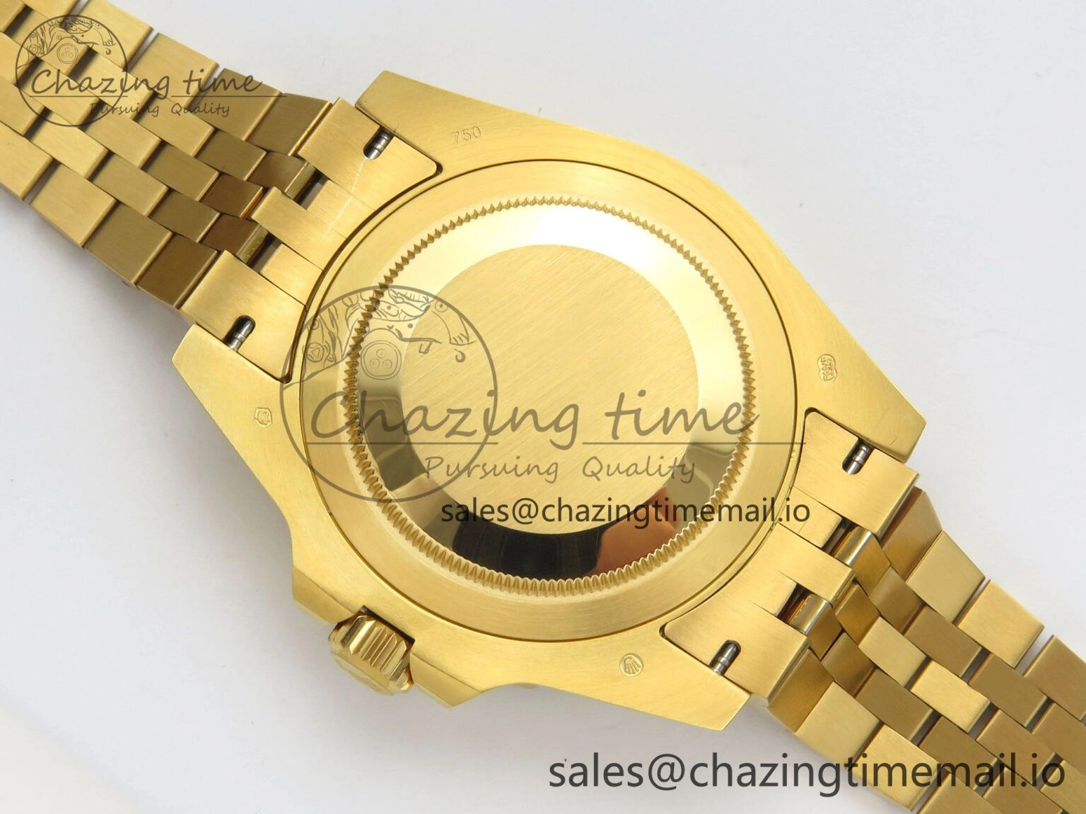 GMT-Master II 126718 GRNR YG 3EF 1:1 Best Edition Tiger Iron Dial On YG Bracelet Super Clone VR3285 CHS Minimalist 66