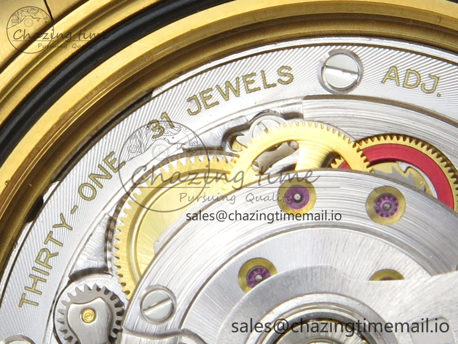 GMT-Master II 126718 GRNR YG 3EF 1:1 Best Edition Tiger Iron Dial On YG Bracelet Super Clone VR3285 CHS Minimalist 66