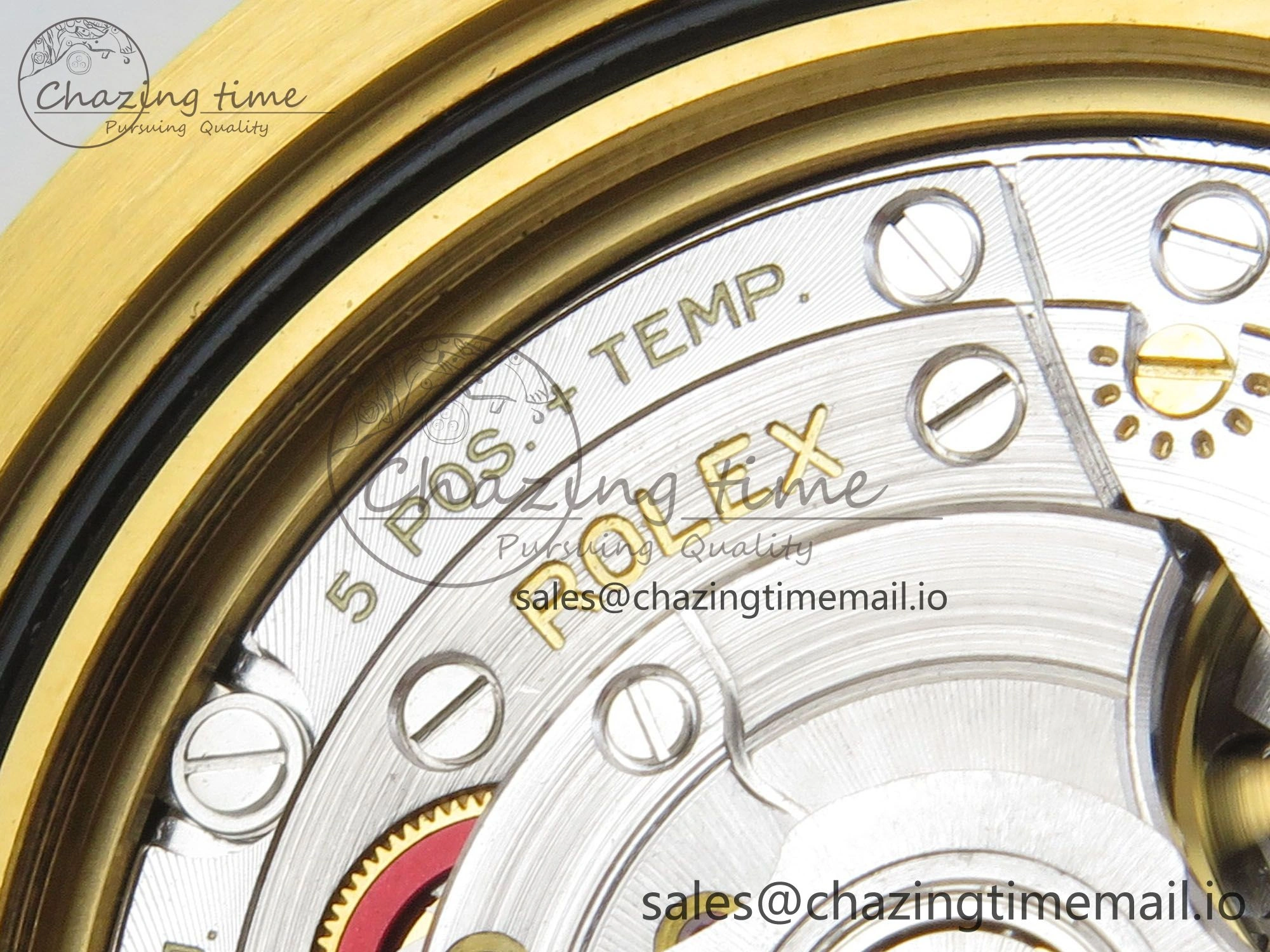 GMT-Master II 126718 GRNR YG 3EF 1:1 Best Edition Tiger Iron Dial On YG Bracelet Super Clone VR3285 CHS Minimalist 66