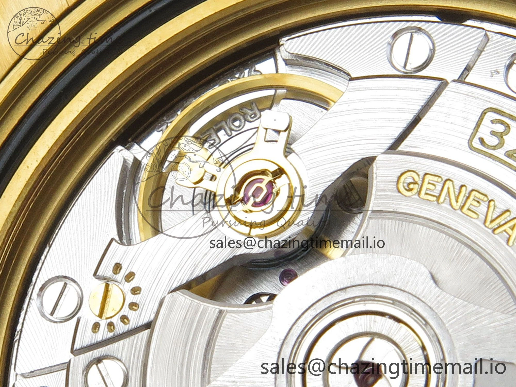 GMT-Master II 126718 GRNR YG 3EF 1:1 Best Edition Tiger Iron Dial On YG Bracelet Super Clone VR3285 CHS Minimalist 66