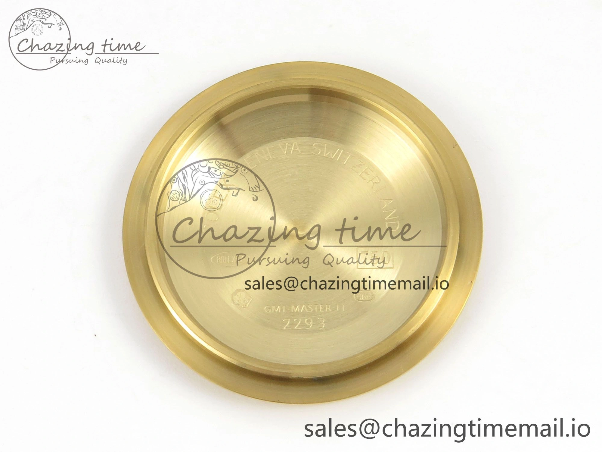 GMT-Master II 126718 GRNR YG 3EF 1:1 Best Edition Tiger Iron Dial On YG Bracelet Super Clone VR3285 CHS Minimalist 66