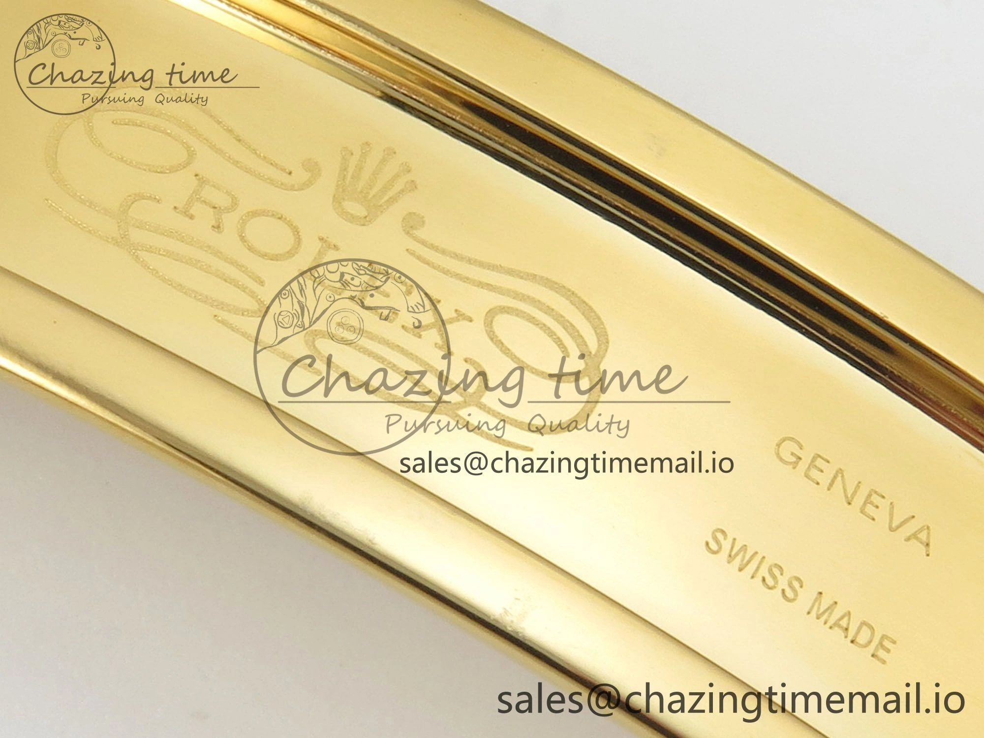 GMT-Master II 126718 GRNR YG 3EF 1:1 Best Edition Tiger Iron Dial On YG Bracelet Super Clone VR3285 CHS Minimalist 66