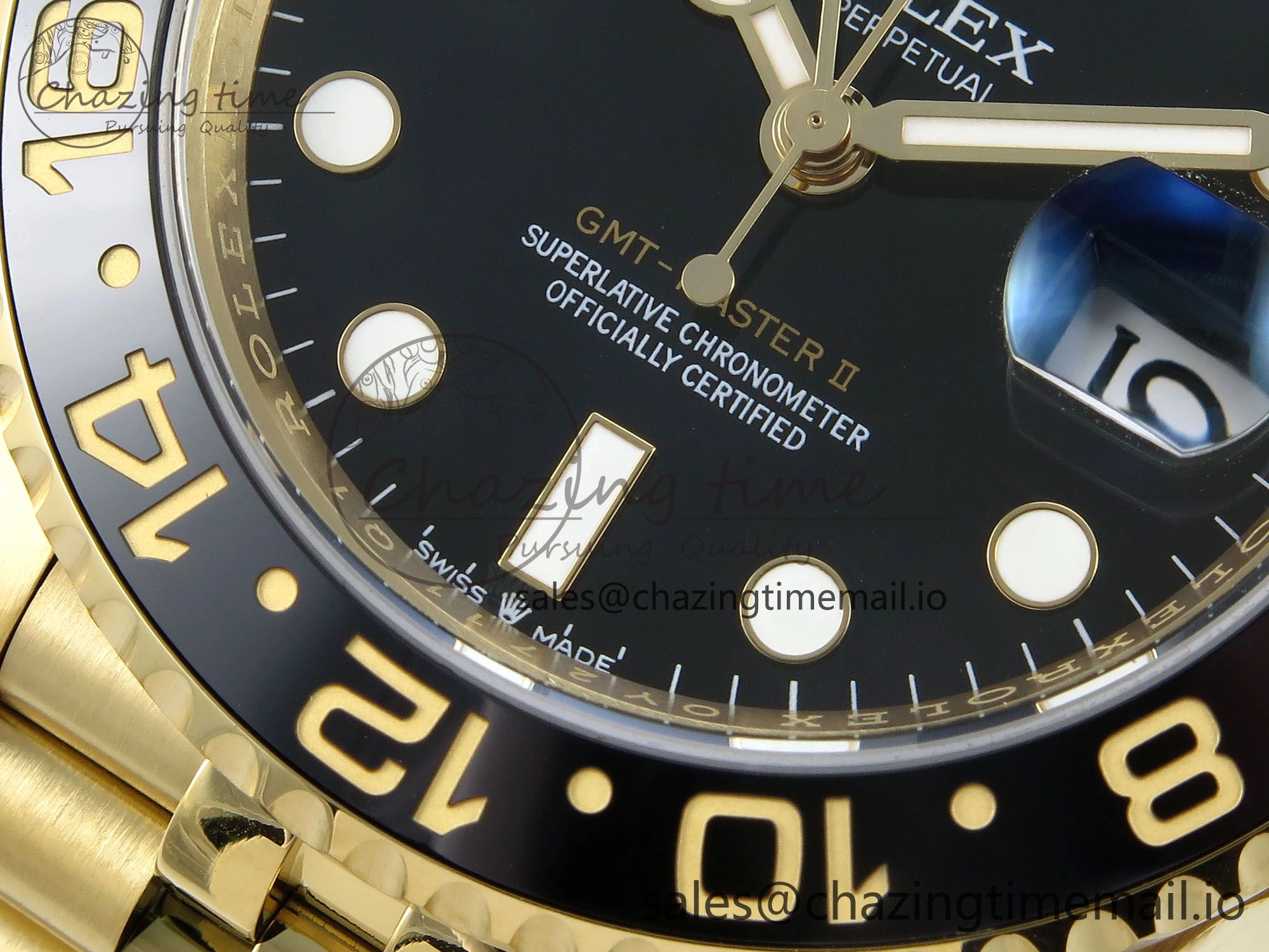 GMT-Master II 126718 LN Black Ceramic 904L Steel EWE 1:1 Best Edition on Jubilee Strap EWE3285 V ZipUp 822