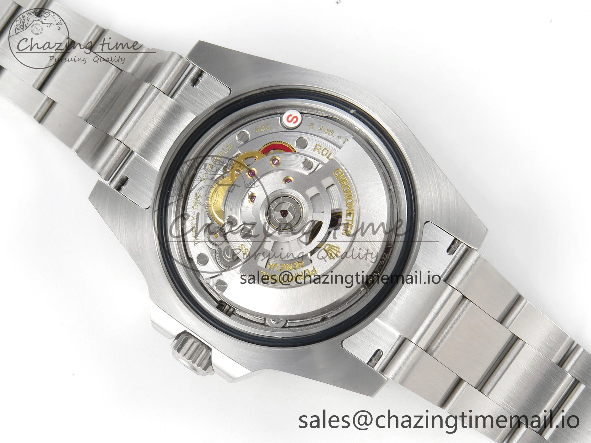 WrinkleFree GMT-Master II 126719 BLAKEN 904L 1:1 Best Edition Black Dial on SS Bracelet SH 181
