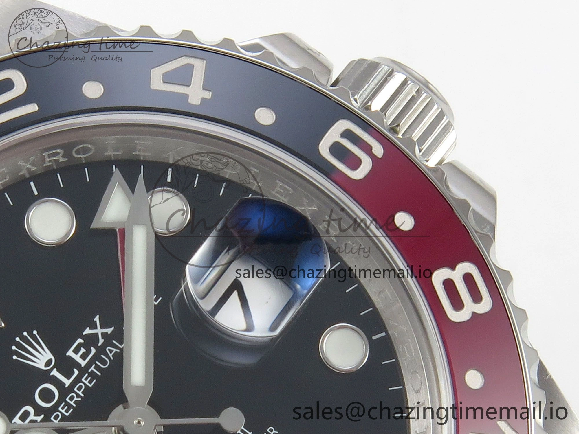 OnTrend GMT-Master II 126719 BLAKEN 904L 1:1 Best Edition Black Dial on SS Jubilee Bracelet SH 178