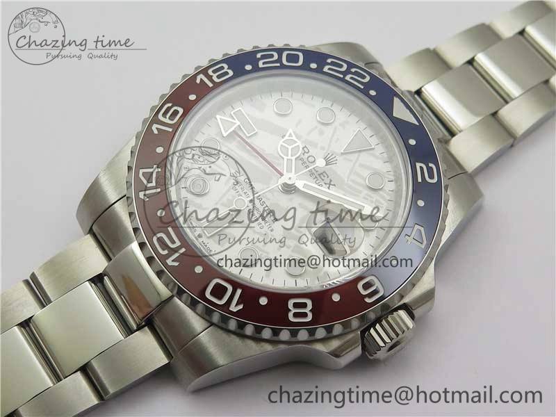 Breathable GMT-Master II 126719 BLRO 904L BP Maker 1:1 Best Edition Meteorite Dial On 904L Oyster Bracelet A3285 (Correct Hand Stack) 2520