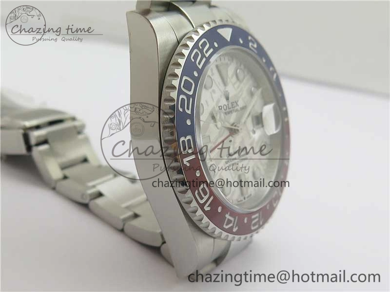 Breathable GMT-Master II 126719 BLRO 904L BP Maker 1:1 Best Edition Meteorite Dial On 904L Oyster Bracelet A3285 (Correct Hand Stack) 2520