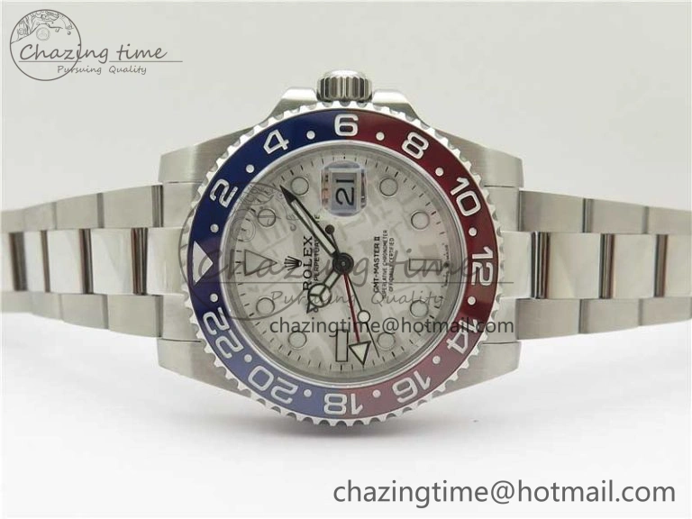 Breathable GMT-Master II 126719 BLRO 904L BP Maker 1:1 Best Edition Meteorite Dial On 904L Oyster Bracelet A3285 (Correct Hand Stack) 2520