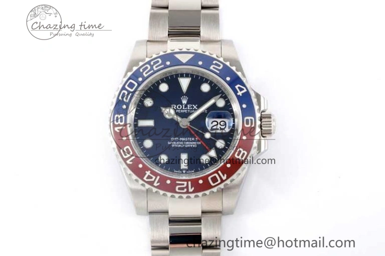 GMT Master II 126719 BLRO 904L SS APF 1:1 Best Edition Blue Dial on Bracelet VR3285 CHS Sustainable 2045