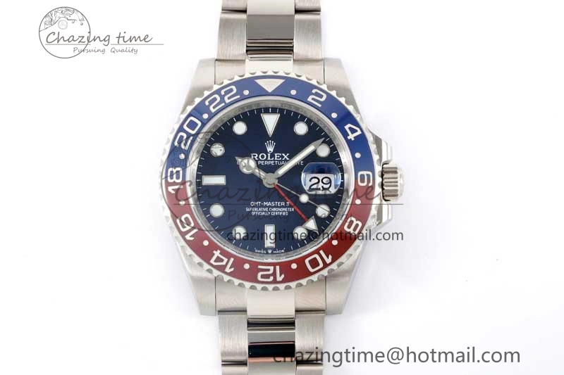 GMT Master II 126719 BLRO 904L SS APF 1:1 Best Edition Blue Dial on Bracelet VR3285 CHS Sustainable 2045