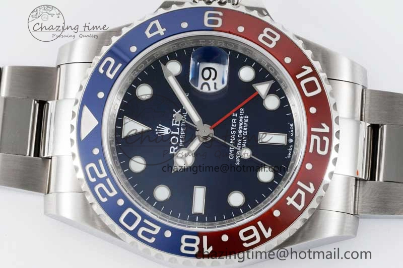 GMT Master II 126719 BLRO 904L SS APF 1:1 Best Edition Blue Dial on Bracelet VR3285 CHS Sustainable 2045