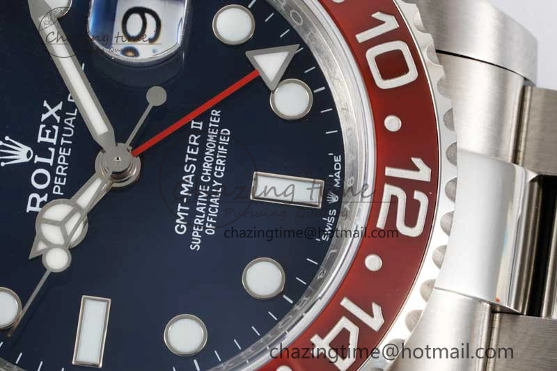GMT Master II 126719 BLRO 904L SS APF 1:1 Best Edition Blue Dial on Bracelet VR3285 CHS Sustainable 2045
