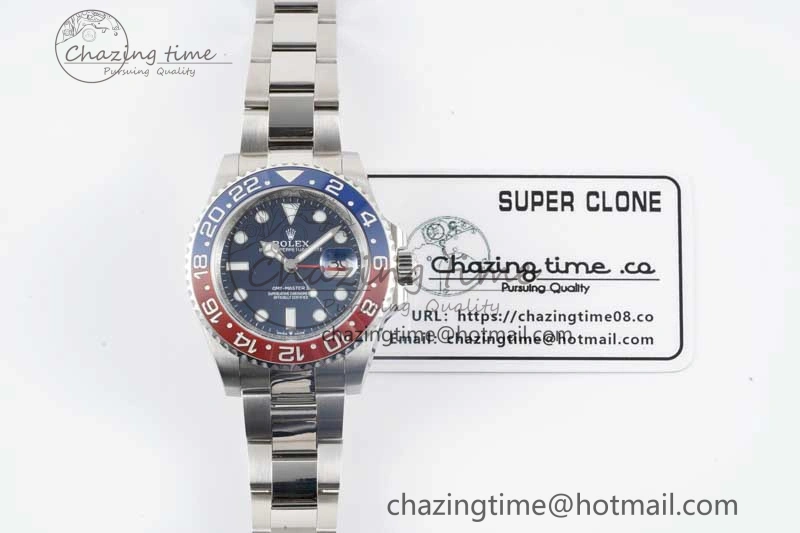 GMT Master II 126719 BLRO 904L SS APF 1:1 Best Edition Blue Dial on Bracelet VR3285 CHS Sustainable 2045